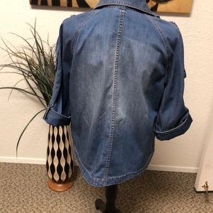 chicos modern denim jacket